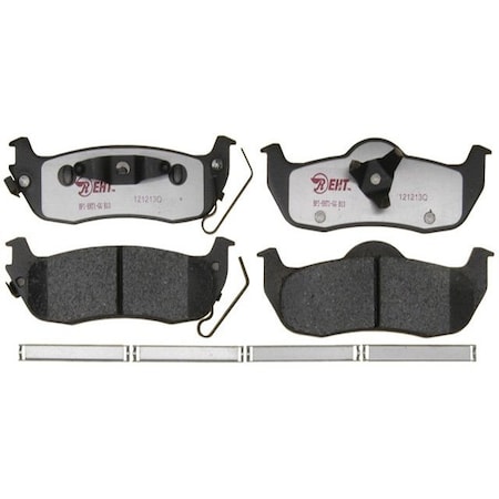 R/M Brakes BRAKE PADS OEM OE Replacement Hybrid Technology Includes Mounting Hardware EHT1041H